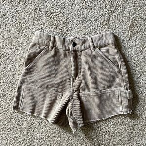 Pacsun Tan Corduroy Shorts